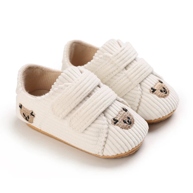 Baby Boy Animal Face Casual Flat Shoes