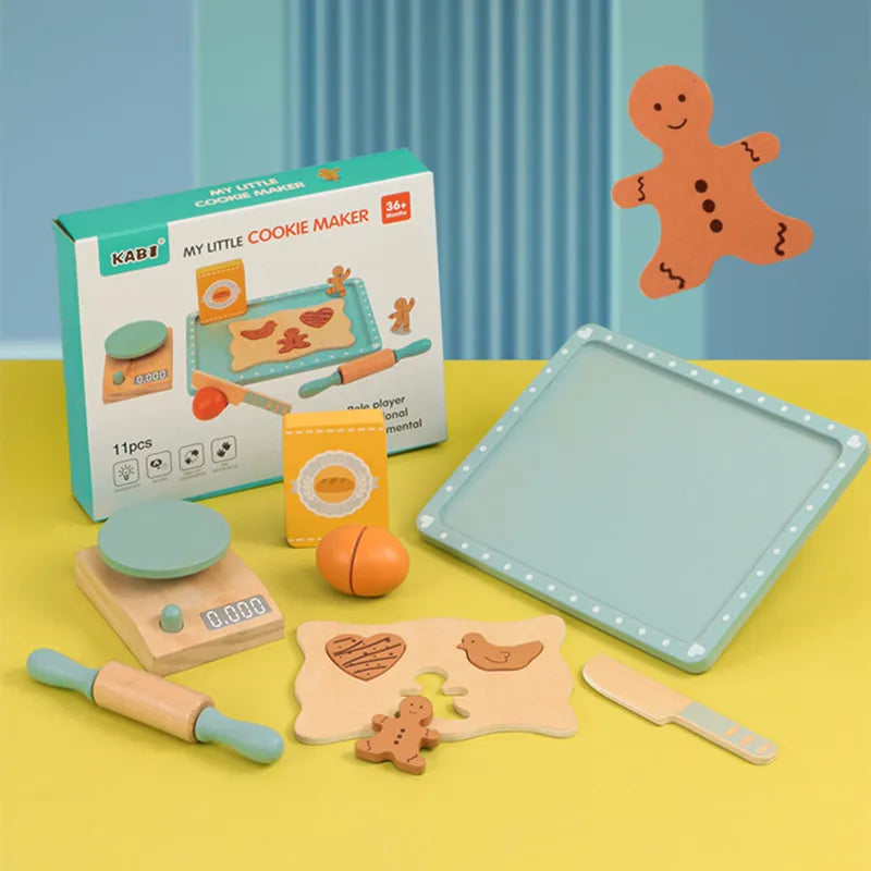Kids Wooden Baking Toy Set
