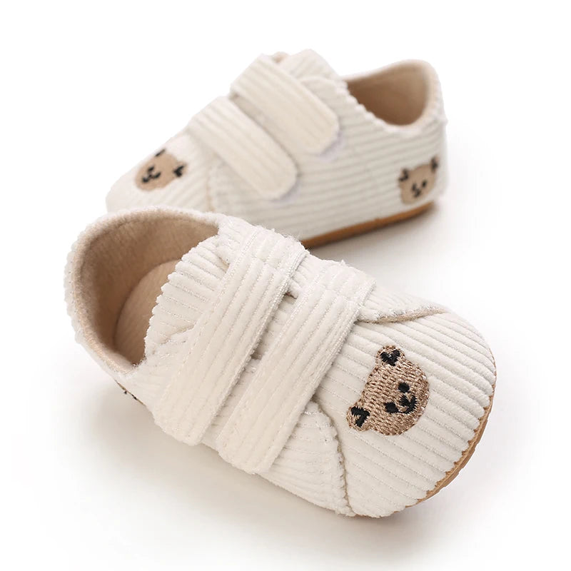 Baby Boy Animal Face Casual Flat Shoes
