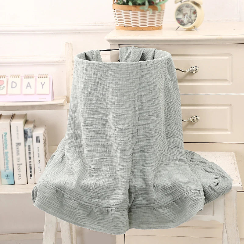 Cotton Baby Wrap Gauze Blanket