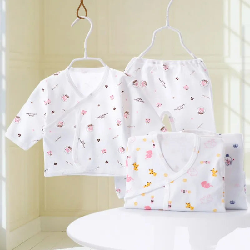 Baby Girls Animals Print Shirt Pants set