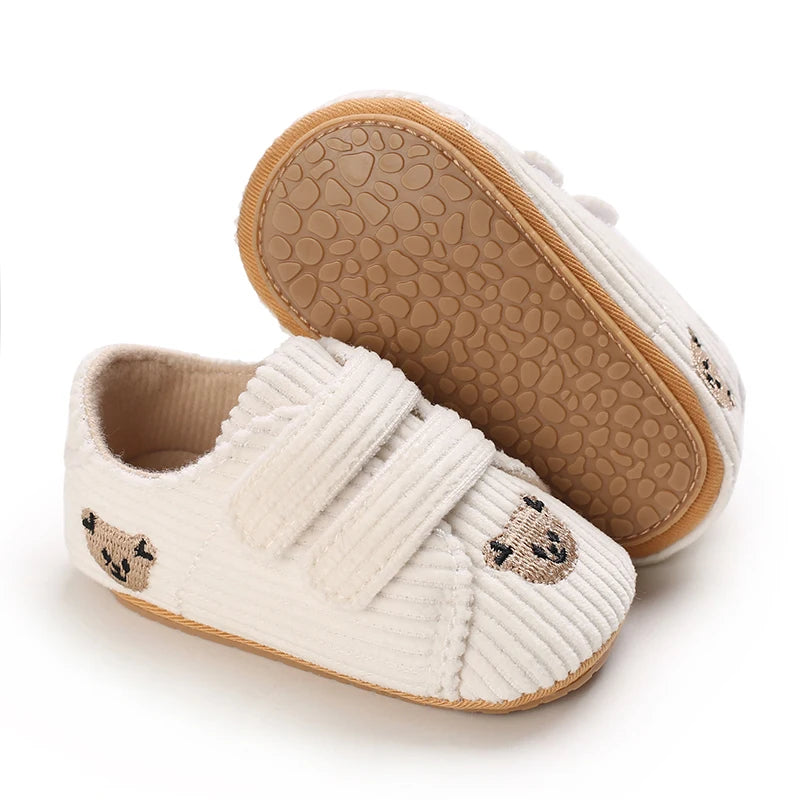 Baby Boy Animal Face Casual Flat Shoes