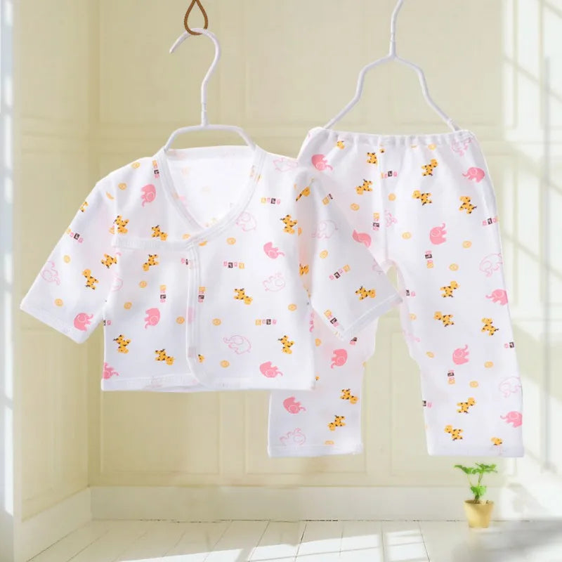 Baby Girls Animals Print Shirt Pants set