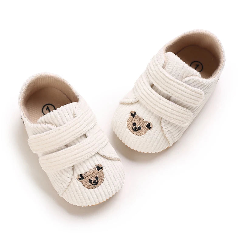 Baby Boy Animal Face Casual Flat Shoes
