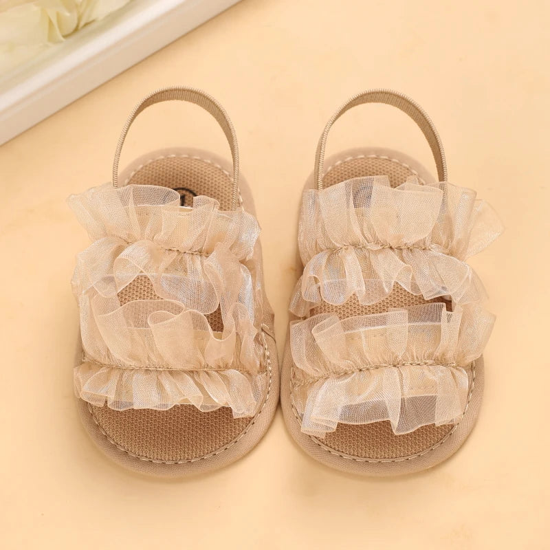 Baby Girl Princess Lace First Step Sandal