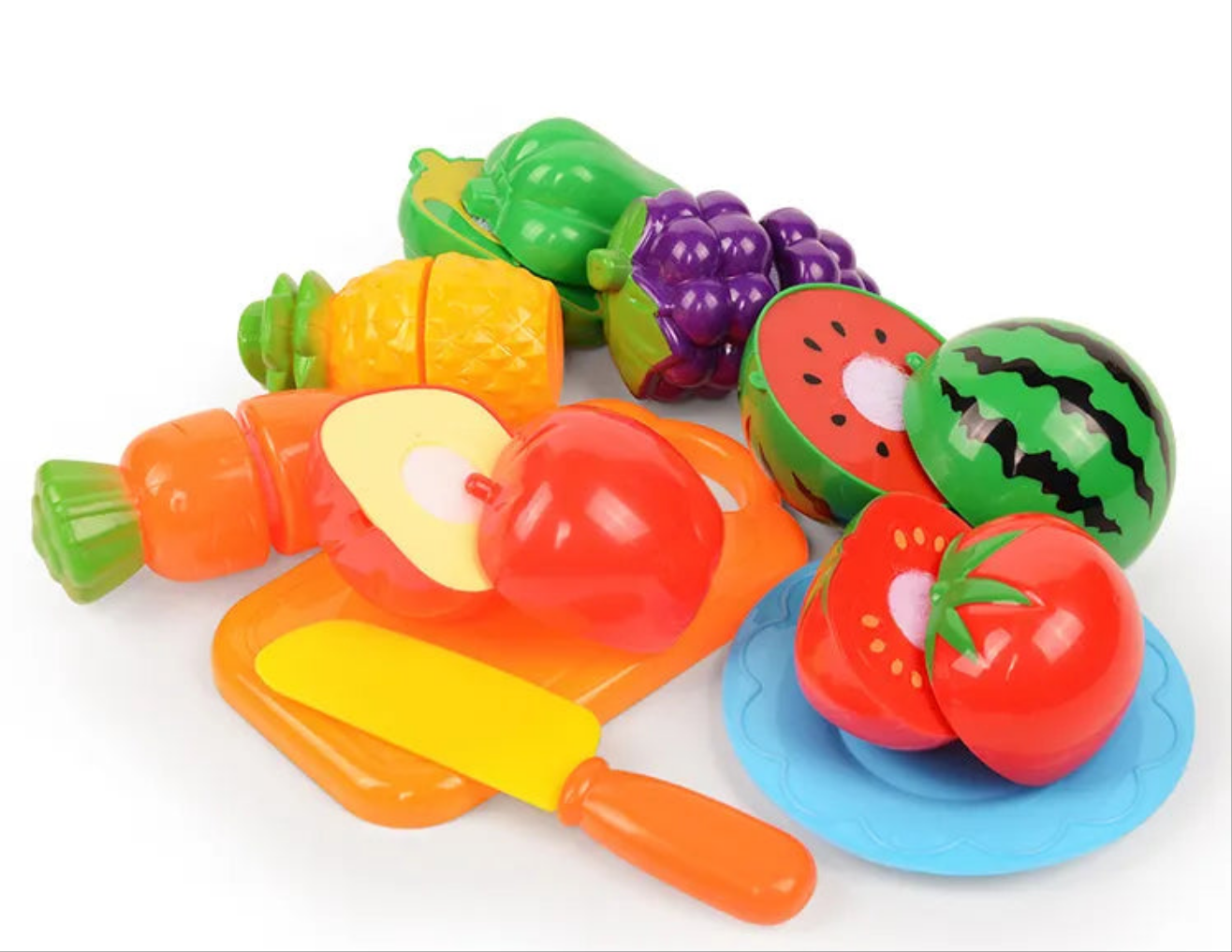 Assorted vegetable & fruit toy set