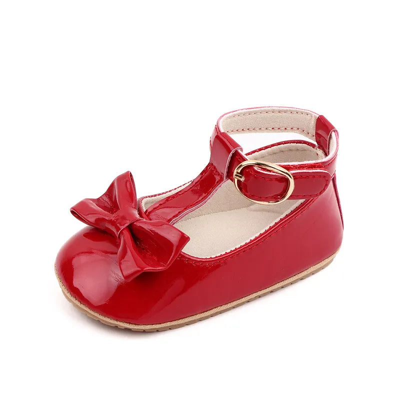 Baby Patent Leather First Walker Shoes