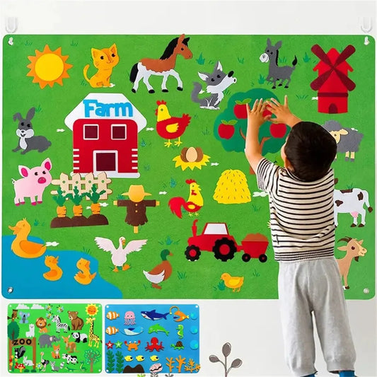 Montessori Felt Board Stories Set