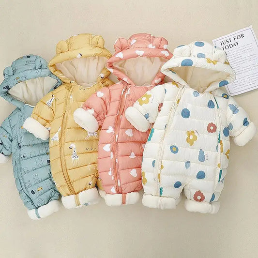 Baby Hooded Winter Jumpsuit