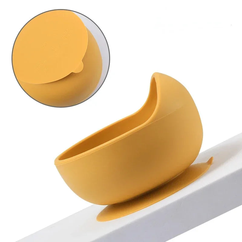 Baby Silicone Feeding Bowl Set