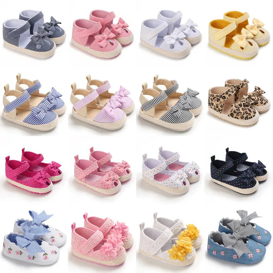 Baby Girl Princess Flower Bow Sandals