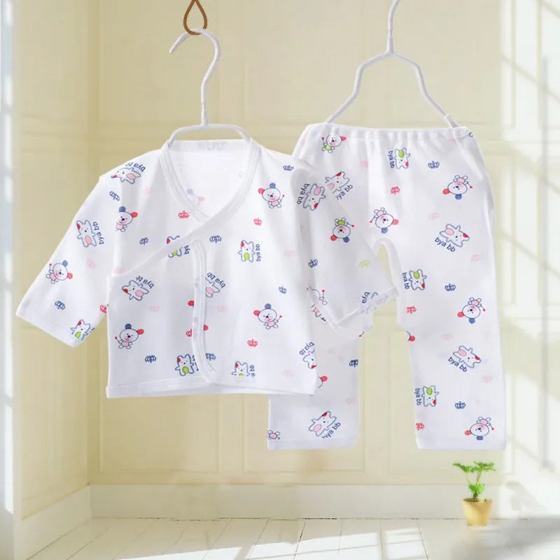 Baby Girls Animals Print Shirt Pants set