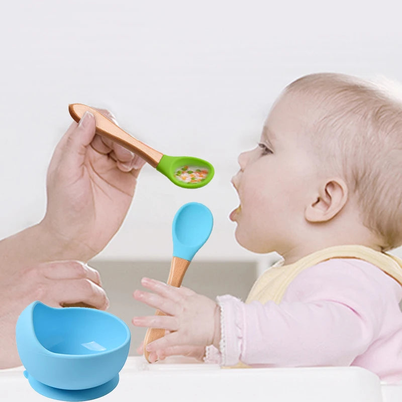 Baby Suction Cup Silicone Bowl