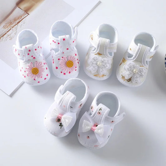 Baby Girl flower Bowknot Shoes