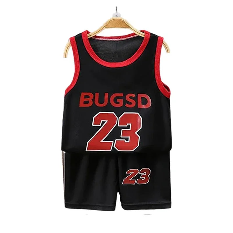 Kids Basketball T-shirt Short Set