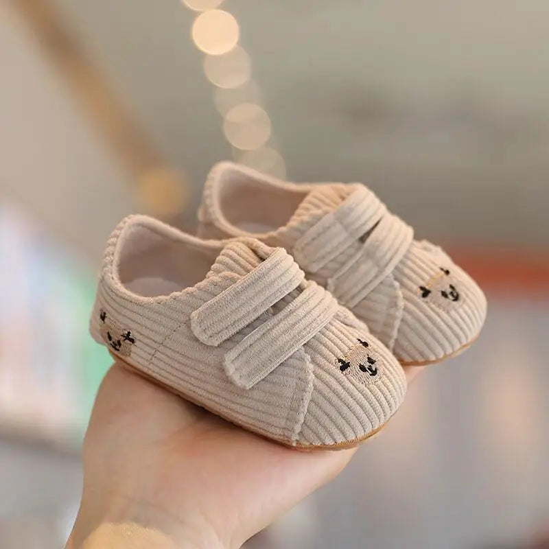 Baby Boy Animal Face Casual Flat Shoes