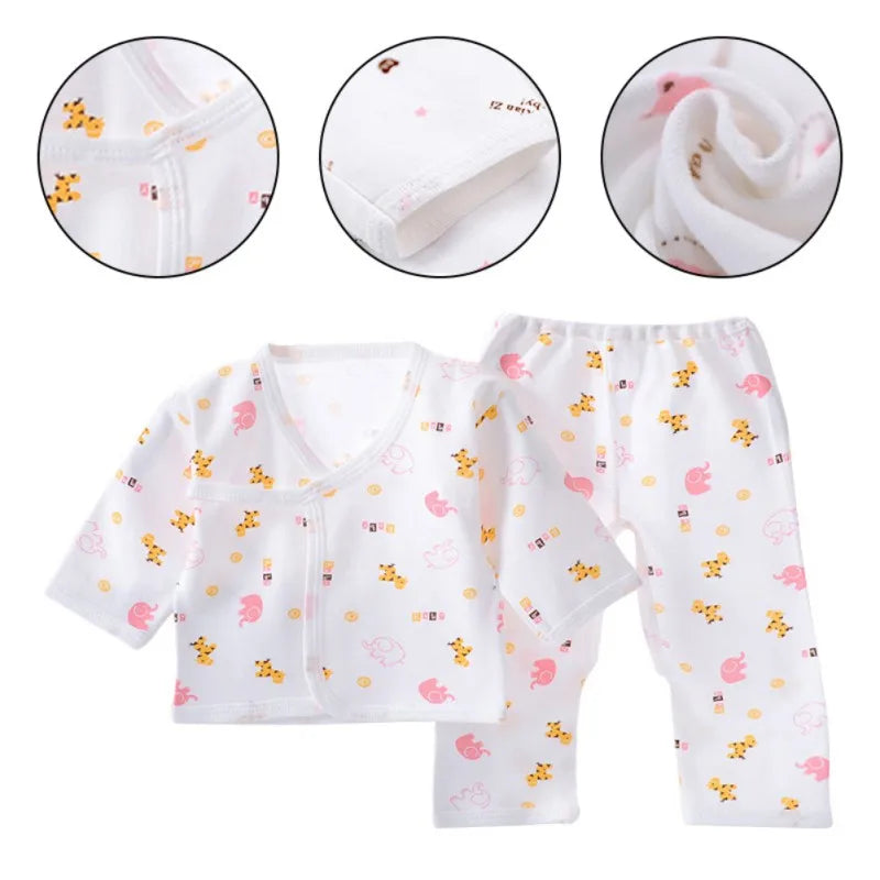 Baby Girls Animals Print Shirt Pants set