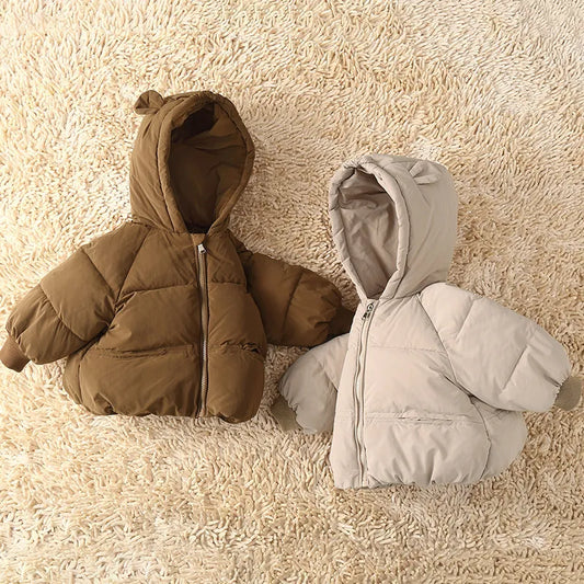 Bear Hooded Baby Winter Coat
